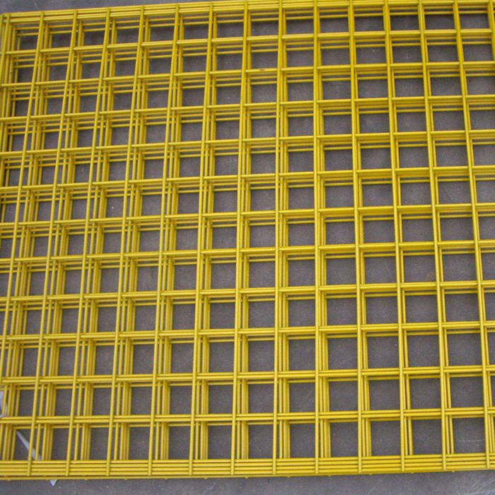 Yellow Color PVC Coated Welded Wire Mesh Panels